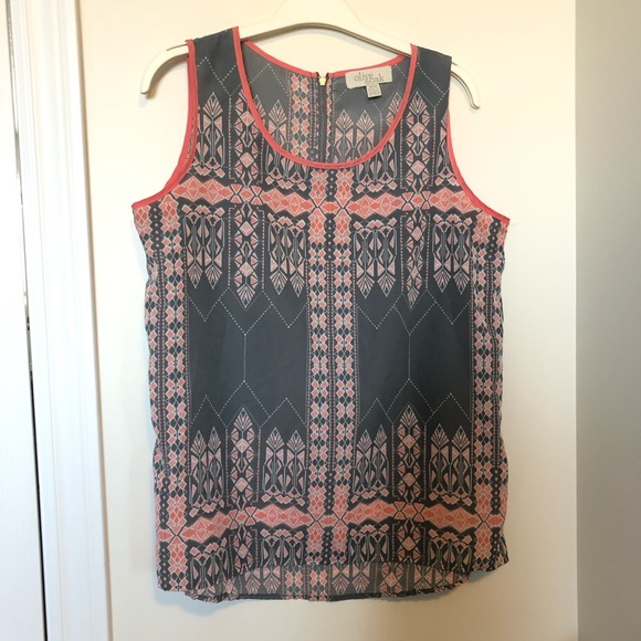 Olive + Oak tank Top with 1/4 Zip Back size Med - Picture 1 of 6